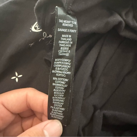 Savage X Fenty Black Ride or Tie Jumpsuit - Picture 10 of 11